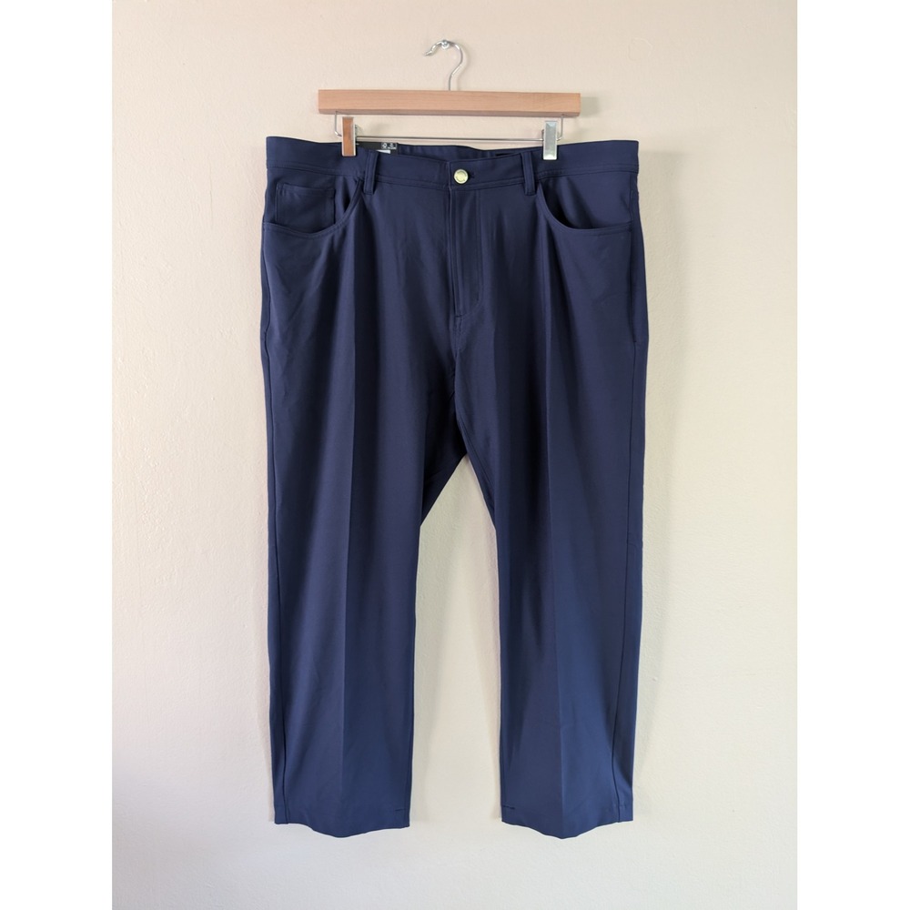 Dunning Mens Stretch Performance Golf Pants Navy‎ Blue 38/30 Athletic Tech Chino